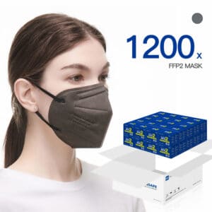 FlameBrother FFP2 Face Masks Grey CE 2797 Certified FFP2 Mask 1200pcs Grey