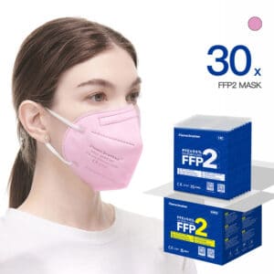 FlameBrother FFP2 Mask Pink CE 2797 Certified FFP2 Respirator Masks 30pcs Pink